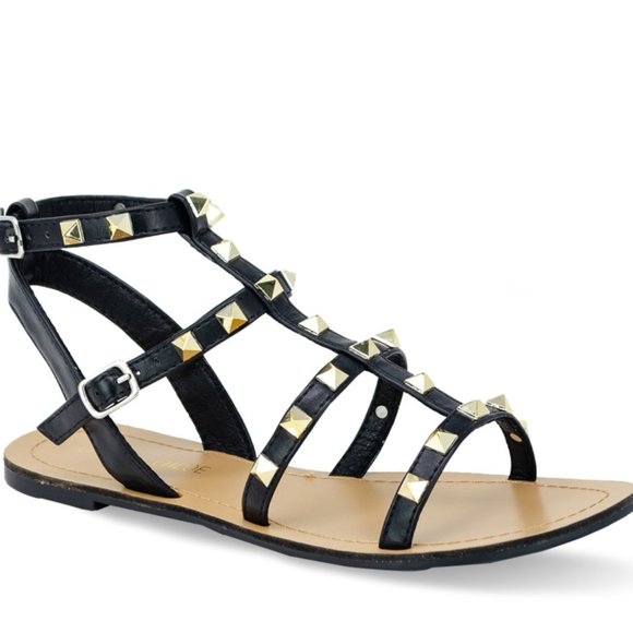 STRAPPY STUDDED SANDAL - Picture 2 of 4